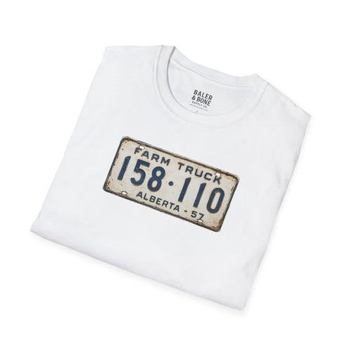 Farm Truck Vintage Plate T-Shirt